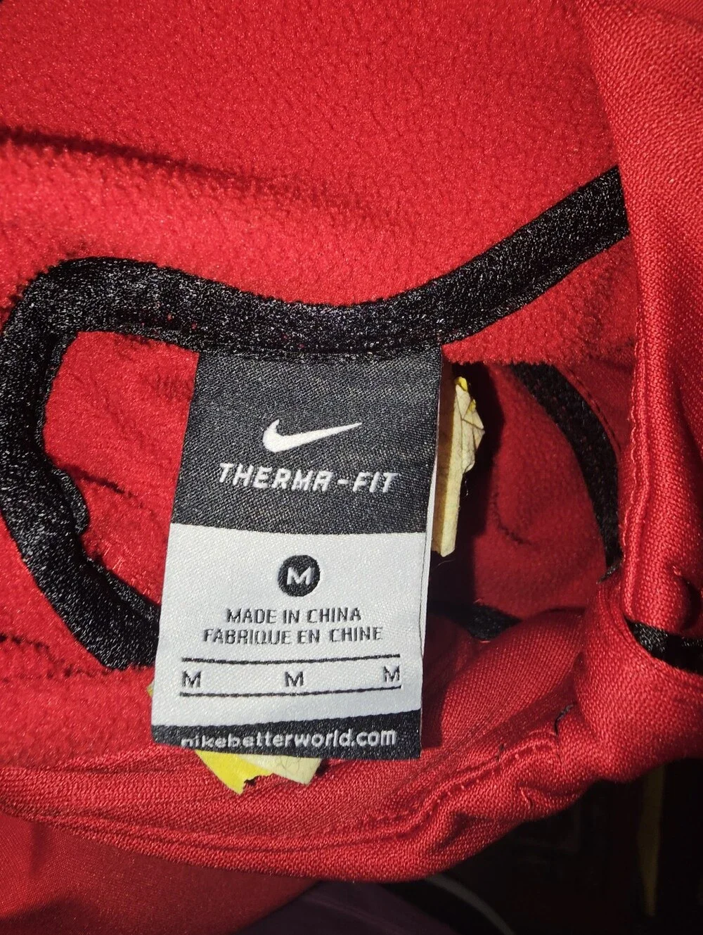 Nike Nike Hyper Elite Therma-FIT full-zip hoodie, red Size Meduim